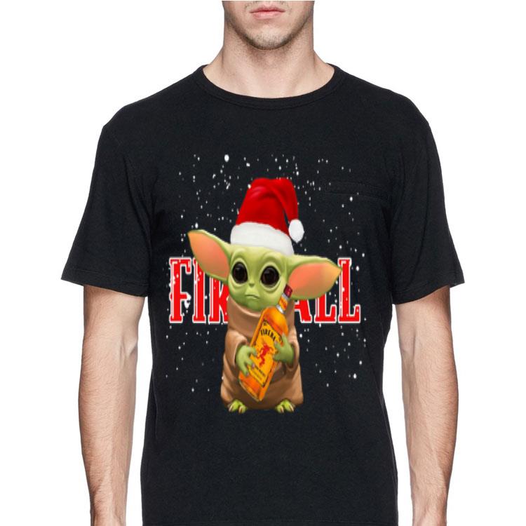 Santa Baby Yoda Fireball sweater
