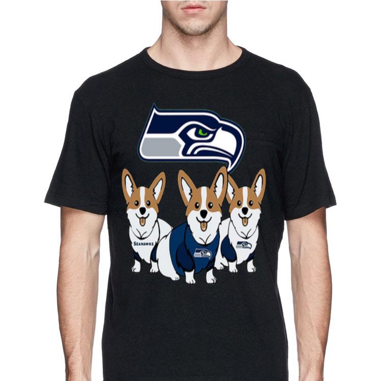 Seattle Seahawks Corgi sweater