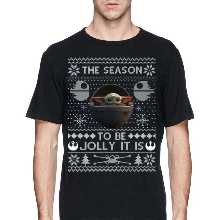 The Season To Be Jolly Baby Yoda Christmas sweater