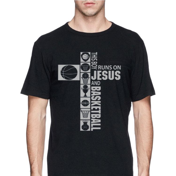 This boy runs on Jesus and Basketball shirt 8 This boy runs on Jesus and Basketball shirt