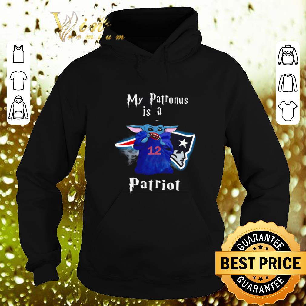 Top My Patronus is a Baby Yoda New England Patriots shirt