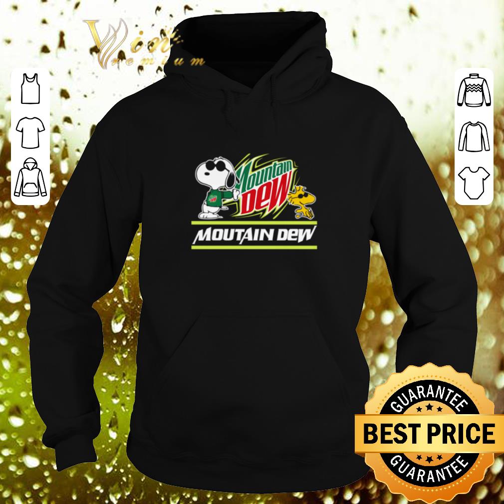 Top Snoopy Woodstock Mountain Dew Peanuts Star Wars shirt