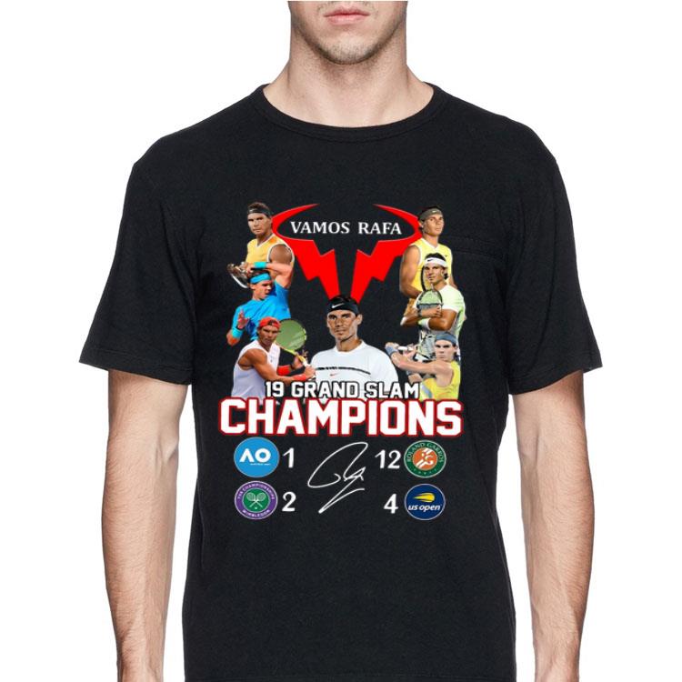 Vamos Rafa 19 Grand Slam Champions shirt 8 Vamos Rafa 19 Grand Slam Champions shirt