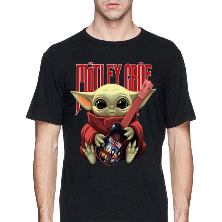 Baby Yoda Hug Motley Crue shirt