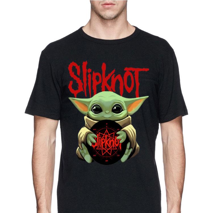 Baby Yoda Hug Slipknot shirt