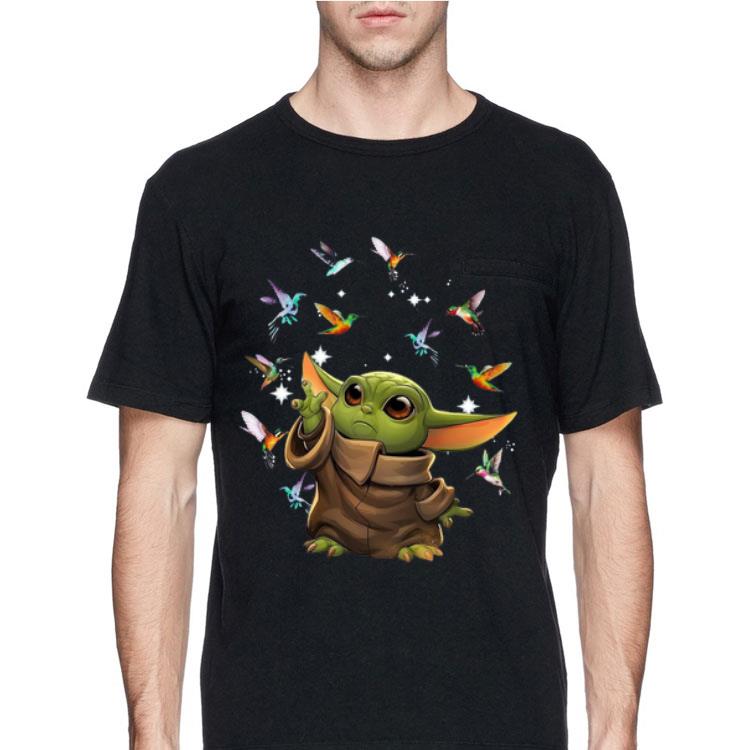 Baby Yoda and Archilochus Colubris shirt