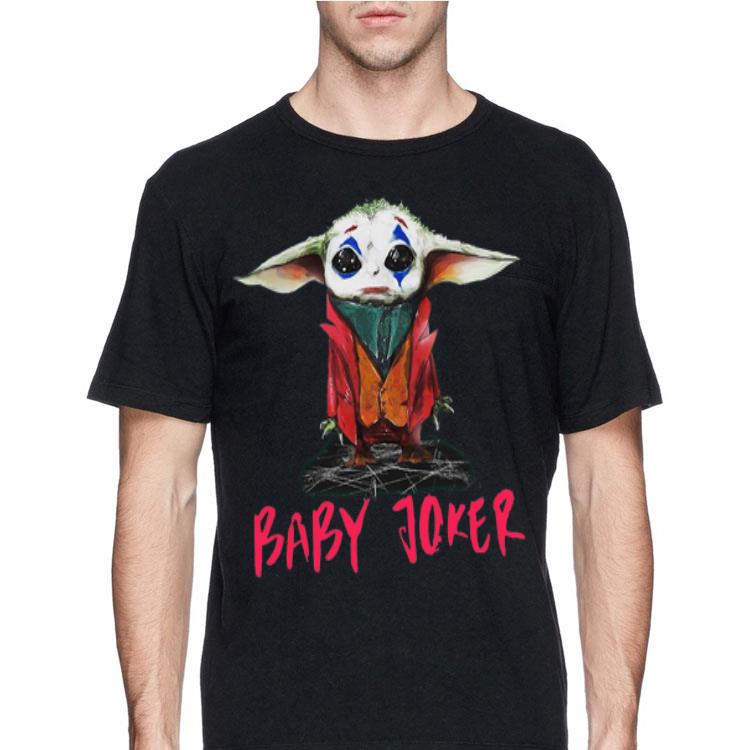 Baby Yoda baby Joker shirt