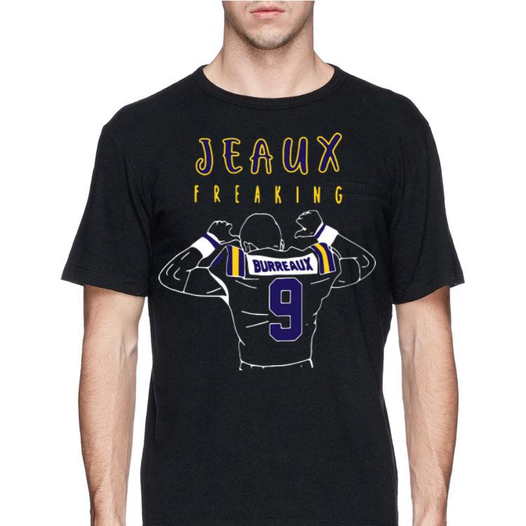 Jeaux Freaking Joe Bureaux 9 LSU Tigers shirt