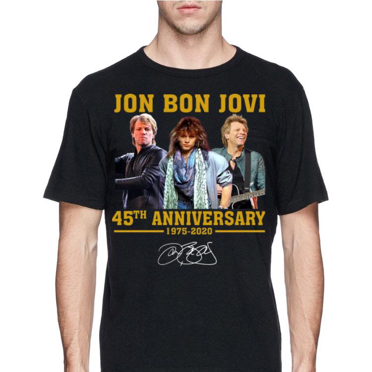 Jon Bon Jovi 45th Anniversary 1975 2020 Signature shirt