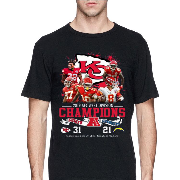 Kansas City Chiefs 2019 Afc West Division Champions Chiefs Vs Chargers shirt 8 Kansas City Chiefs 2019 Afc West Division Champions Chiefs Vs Chargers shirt