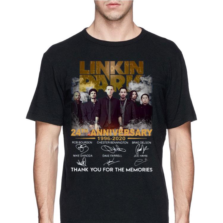 Linkin Park 24th Anniversary Thank You For The Memories Signatures shirt