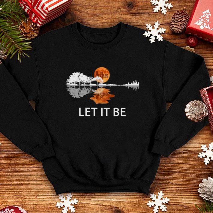 Moon The Beatles let it be guitar lake shirt