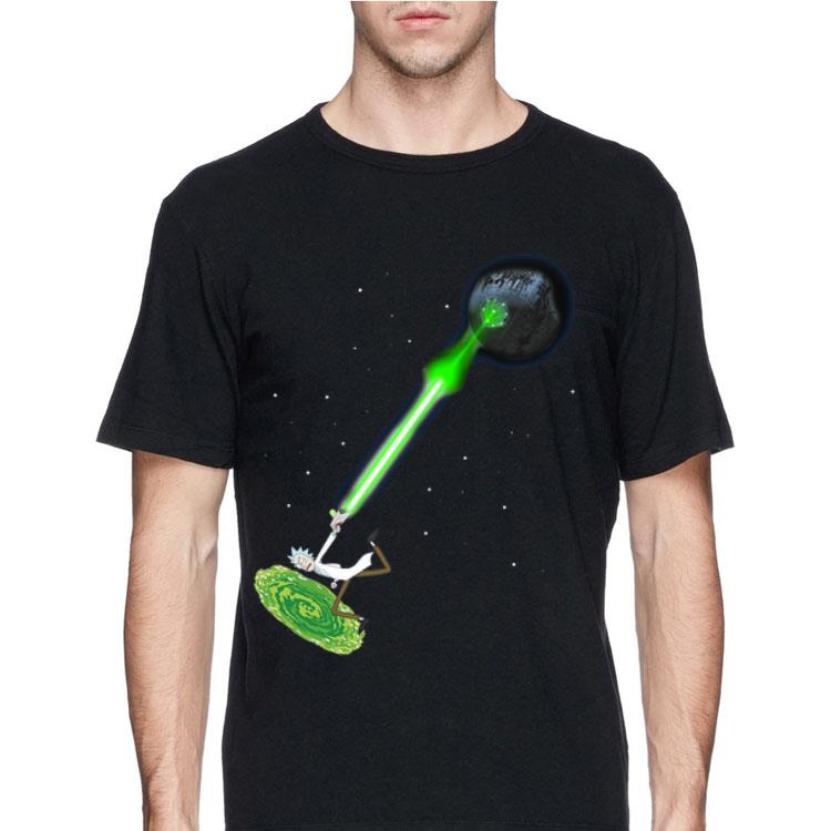 Rick Sanchez Kamehameha Star Wars shirt