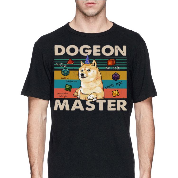 Shiba Dogeon Master Dog Lover Vintage shirt