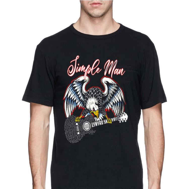 Simple Man love Lynyrd Skynyrd rock band guitar shirt