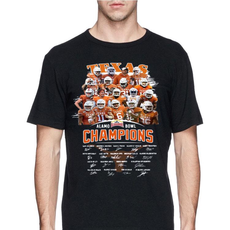 Texas Alamo Bowl Champions Signature shirt