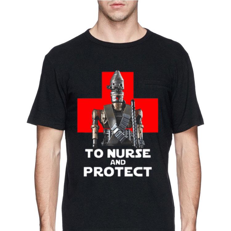 The Mandalorian to Nurse and Protect shirt