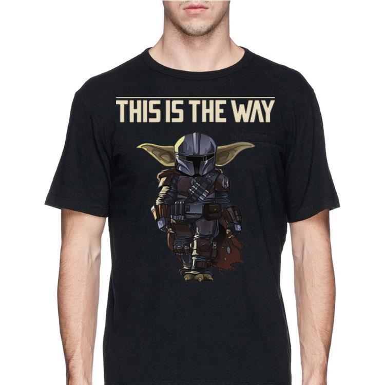 This is the way Baby Yoda Mashup Mandalorian shirt