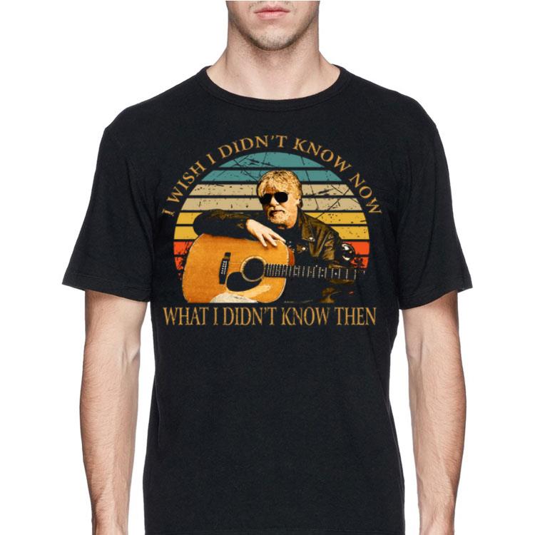 Vintage Bob Seger I Wish I Didn't Know Now shirt