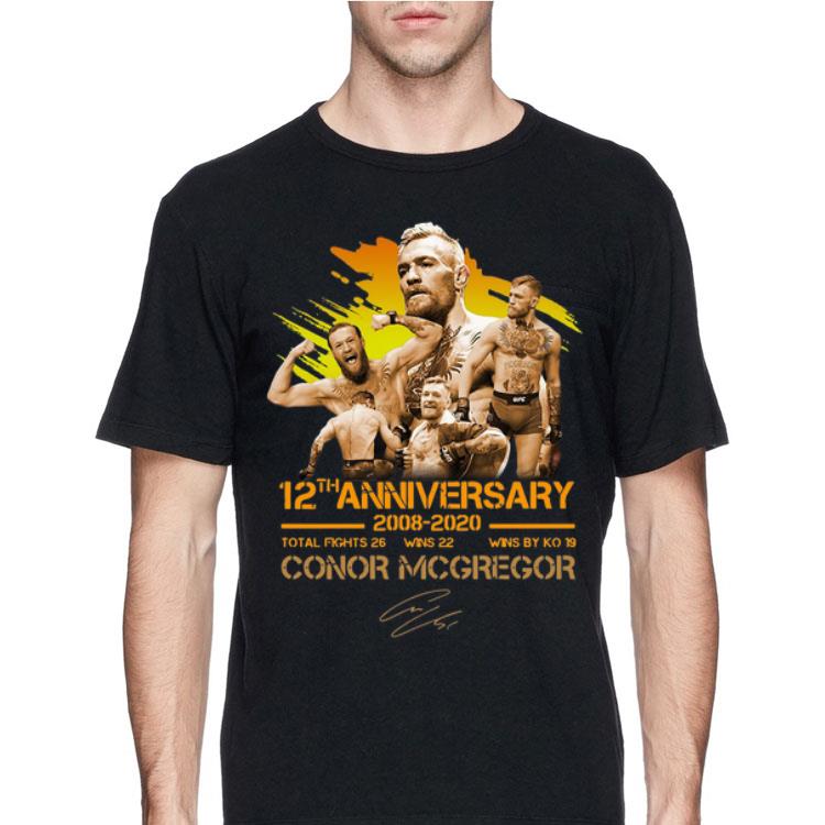12th Anniversary 2008 -2020 Conor McGregor Signature shirt 8 12th Anniversary 2008 -2020 Conor McGregor Signature shirt