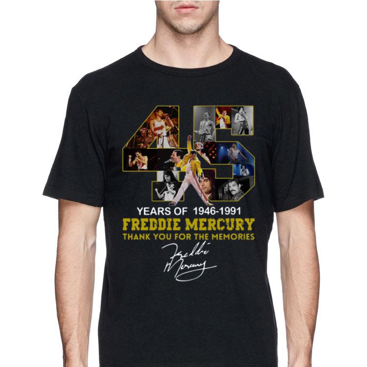 45 Years Of Freddie Mercury 1964 – 1991 Thank You For The Memories Signature shirt 8 45 Years Of Freddie Mercury 1964 – 1991 Thank You For The Memories Signature shirt