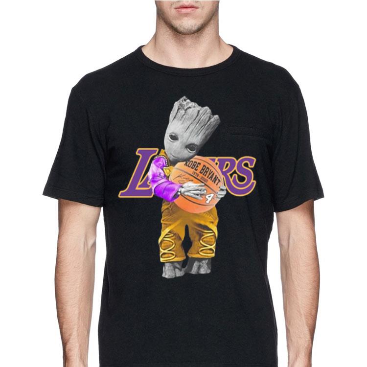 Baby Groot Hug Basketball Kobe Bryant Signature shirt 8 Baby Groot Hug Basketball Kobe Bryant Signature shirt