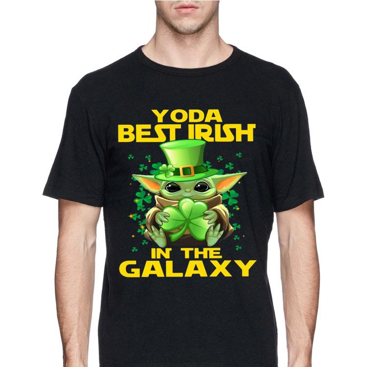 Baby Yoda Best Irish In The Galaxy shirt