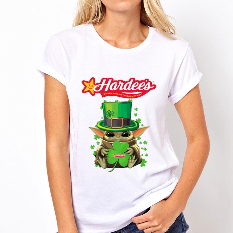 Baby Yoda Hardee’s Shamrock St.Patrick’s Day shirt