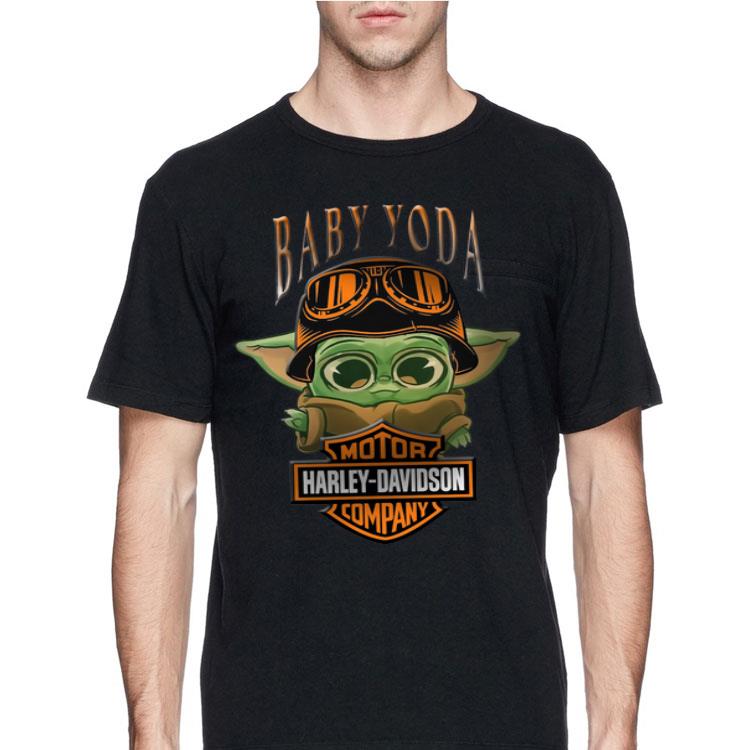 Baby Yoda Motor Harley Davidson Company shirt