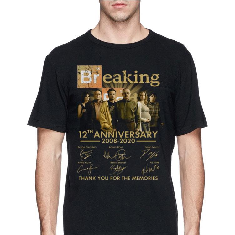 Breaking Bad 12th Anniversary 2008 – 2020 Thank You For The Memories shirt 8 Breaking Bad 12th Anniversary 2008 – 2020 Thank You For The Memories shirt