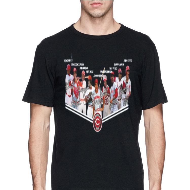 Cincinnati Reds Players Team Signatures shirt