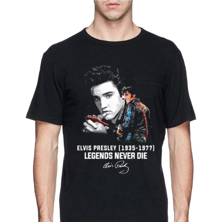 Elvis Presley 1935-1977 legends Never Die signature shirt