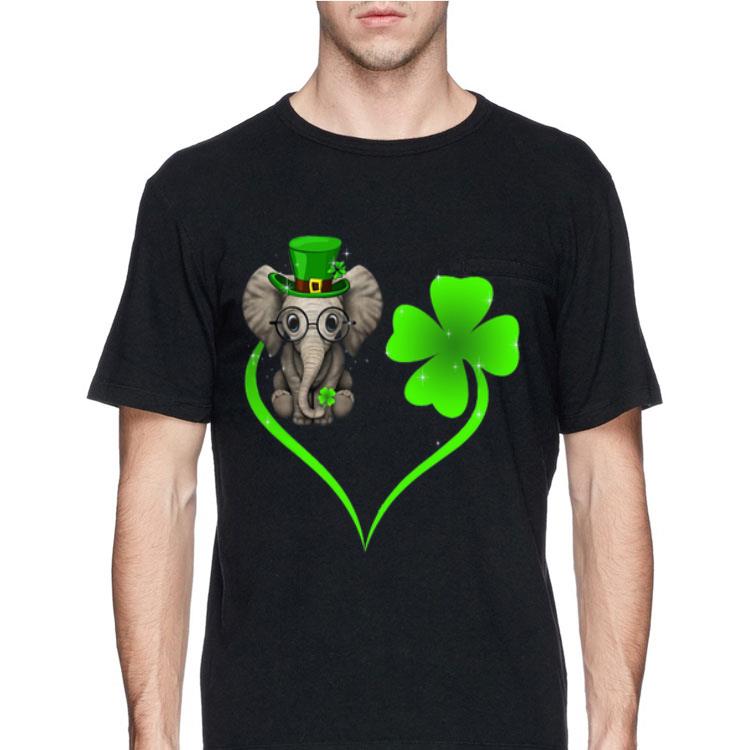Heart Irish Elephant St patrick day shirt