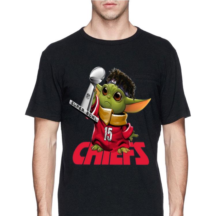 Kansas City Chiefs Baby Yoda Patrick Mahomes Nfl Super Bowl Liv shirt