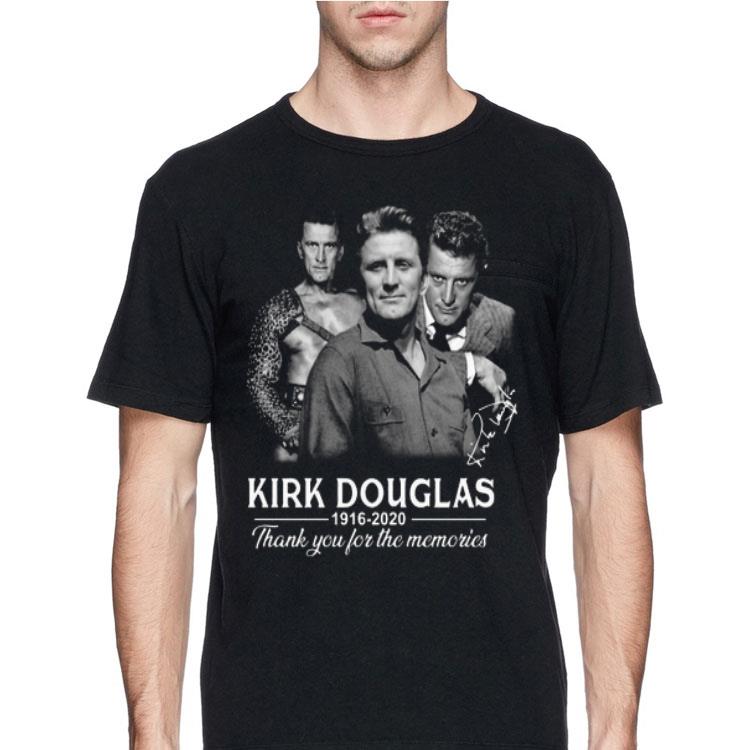 Kirk Douglas 1916 2020 thank you for the memories signature shirt 8 Kirk Douglas 1916 2020 thank you for the memories signature shirt