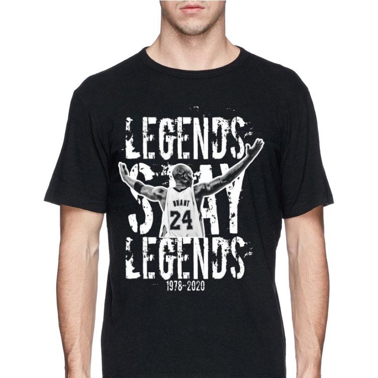 Kobe Bryant Legends stay legends 1978 2020 shirt