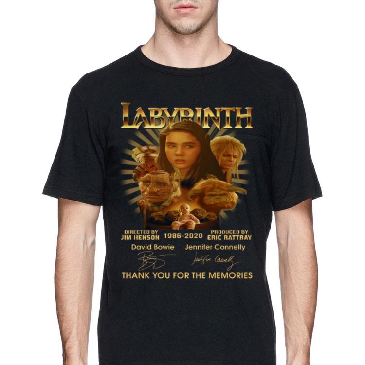 Labyrinth 1986 2020 Thank You For The Memories Signatures shirt 8 Labyrinth 1986 2020 Thank You For The Memories Signatures shirt