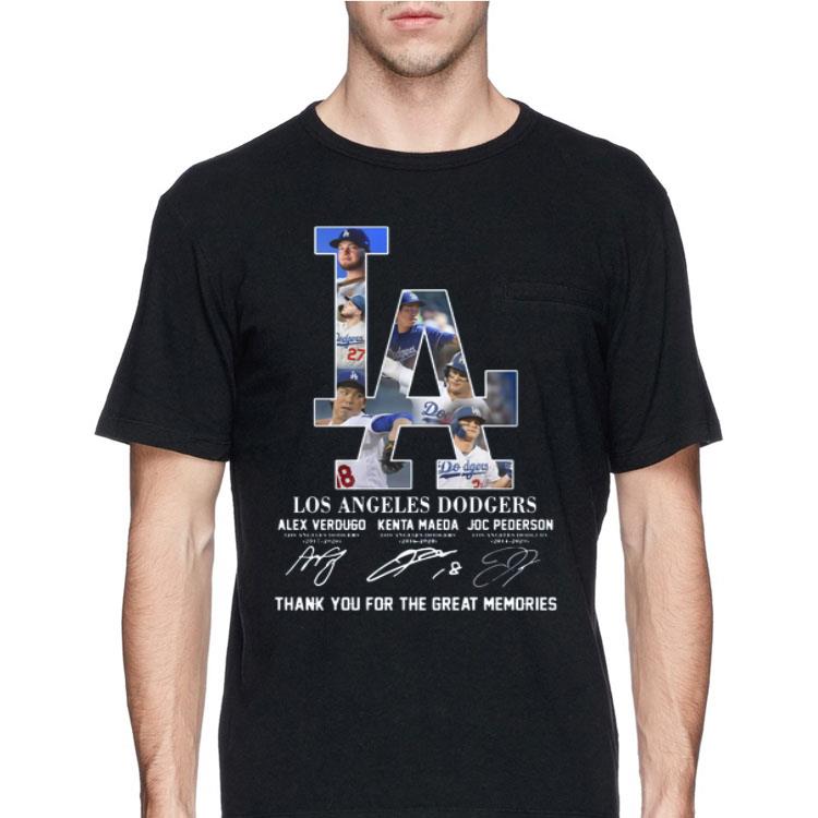 Los Angeles Dodgers Alex Verdugo Kenta Maeda Joc Pederson Thank You For The Memories shirt