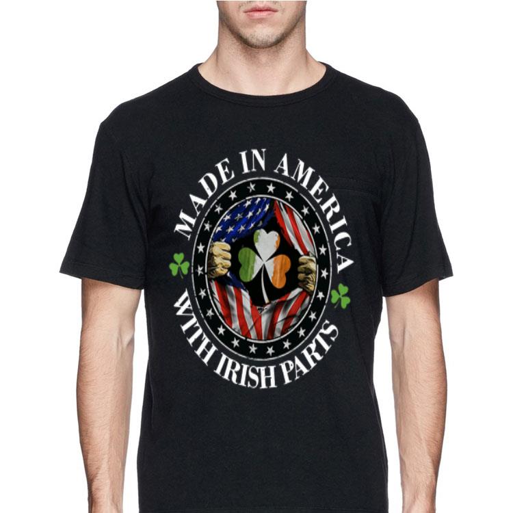Made in America with Irish Paris St Patricks Day shirt