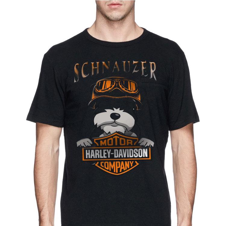 Schnauzer Motor Harley Davidson Company shirt