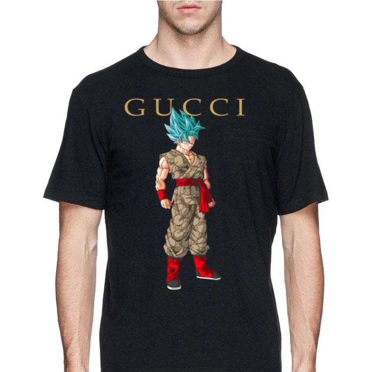 Songoku Super Saiyan Blue Gucci shirt