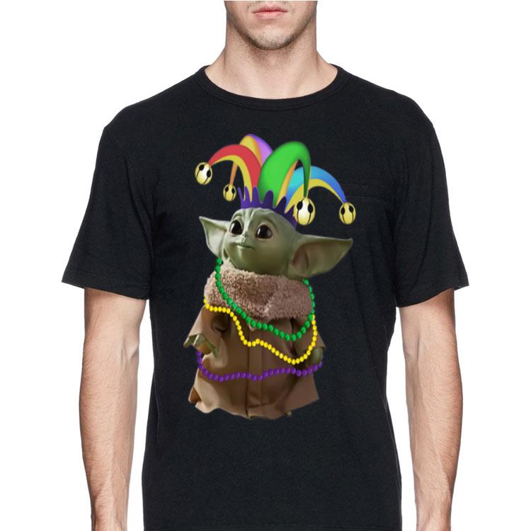 Star Wars Baby Yoda Mardi Gras Mandalorian shirt