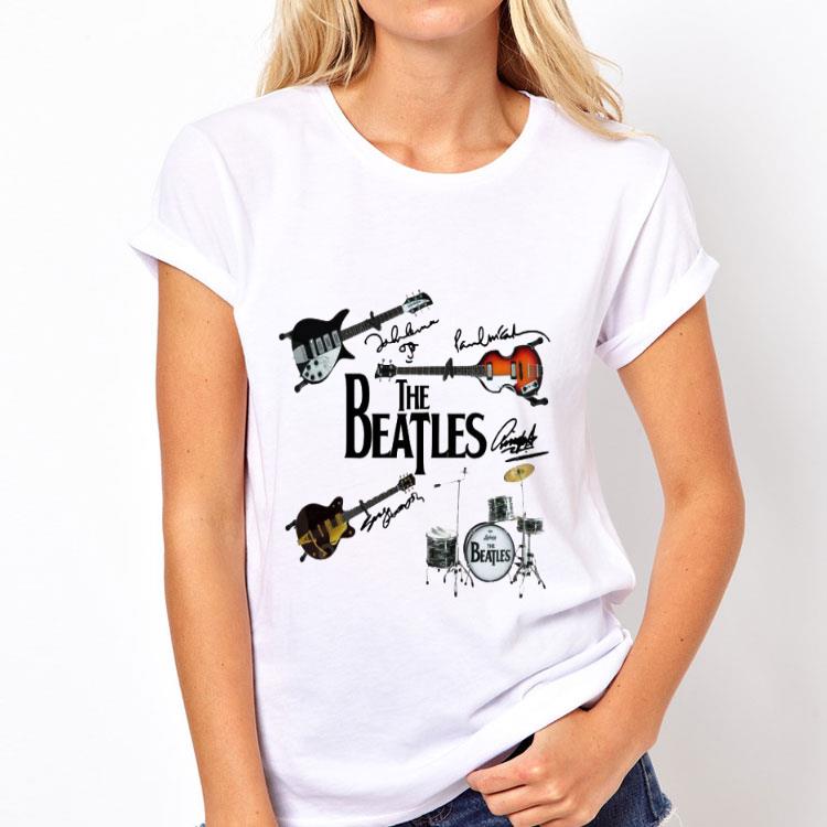 The Beatles musical instrument Signature shirt