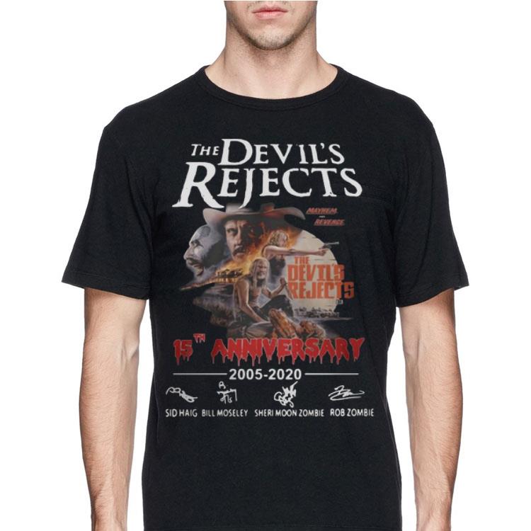 The Devil's Rejects 15th anniversary 2005-2020 signatures shirt