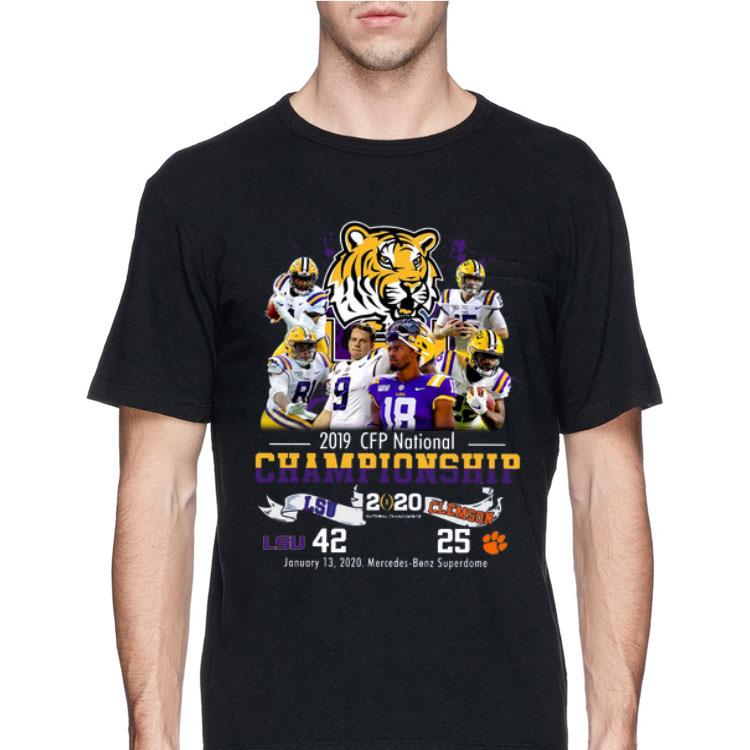 2019 CFP National Champions LSU vs Clemson shirt