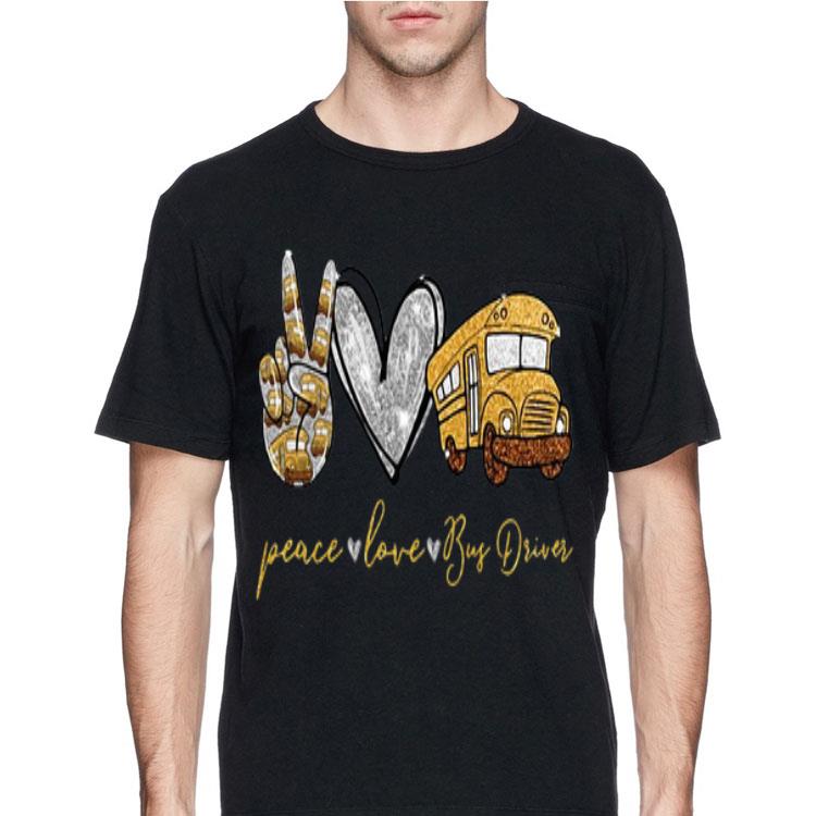 Diamond Peace Love Bus Driver shirt