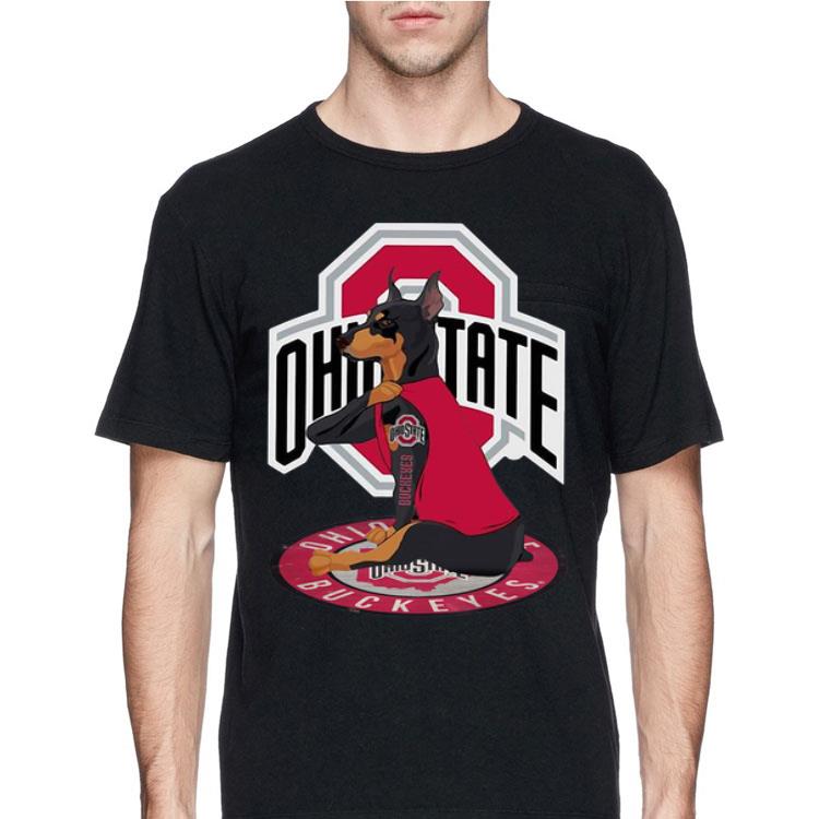 Dobermann Ohio State Buckeyes shirt