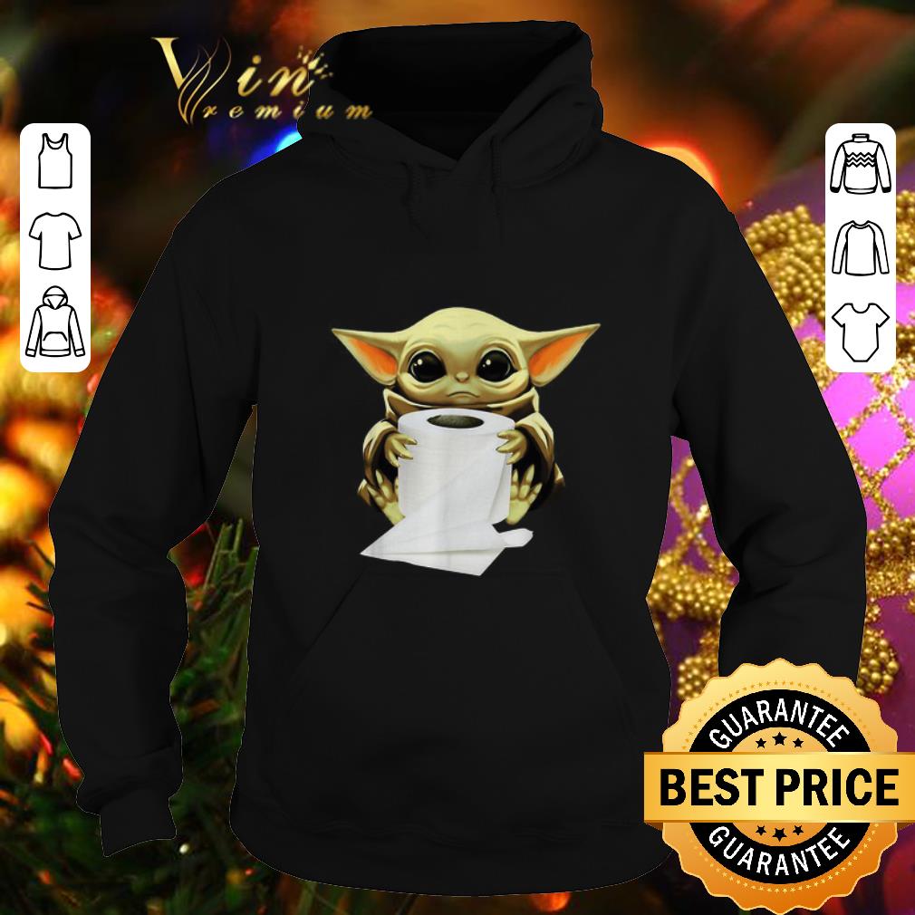 Hot Baby Yoda hug toilet paper Coronavirus shirt