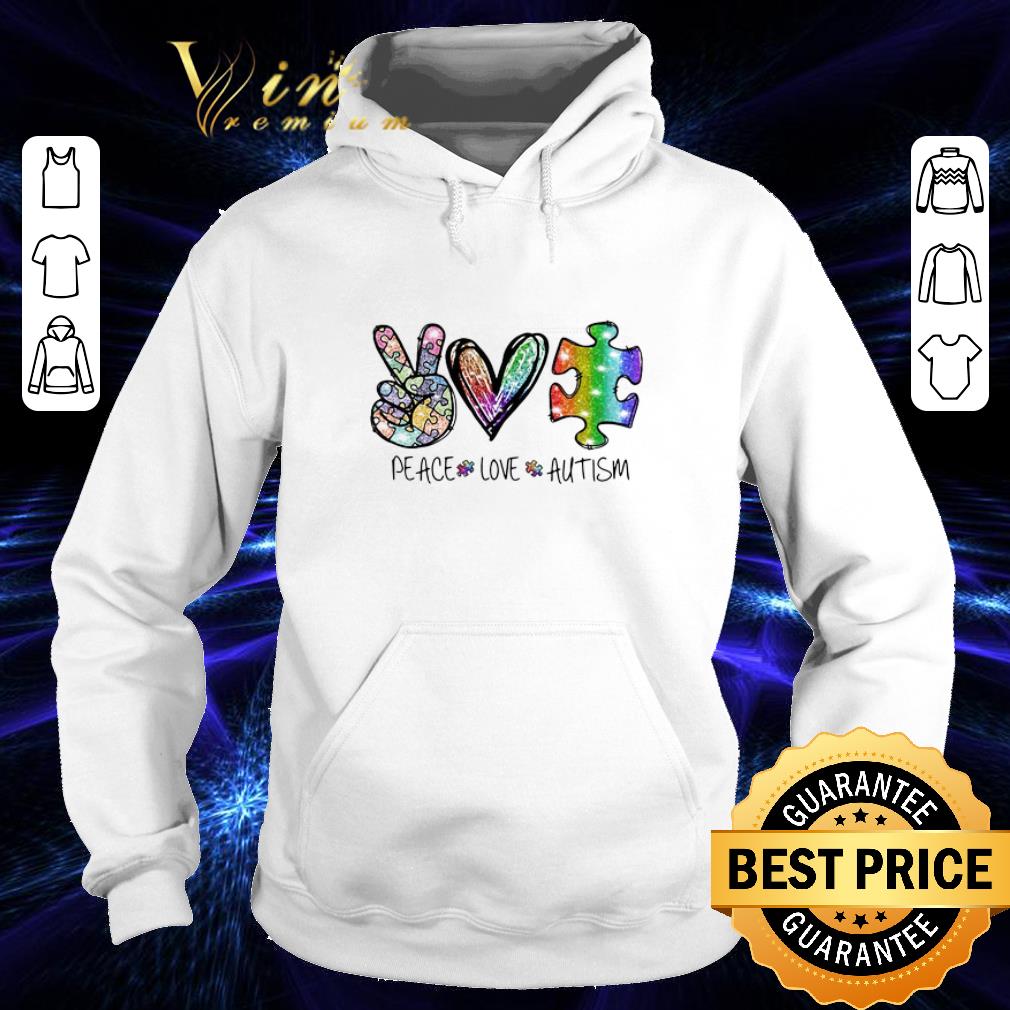 Hot Peace Love Autism shirt 7 Hot Peace Love Autism shirt