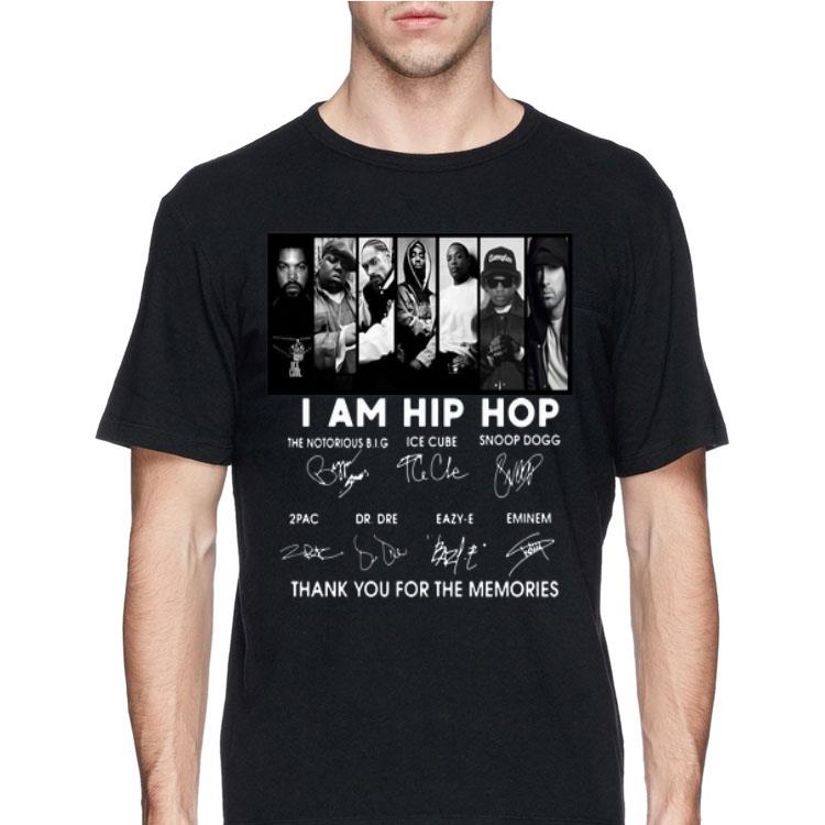 I Am Hip Hop Thank You For The Memories Signatures shirt